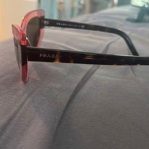 Prada pink and brown sunglasses